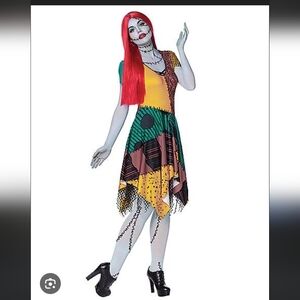 THE NIGHTMARE BEFORE CHRISTMAS...SALLY COSTUME...SIZE:L
